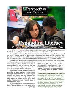 Reading, Writing Emphasized Beyond English Class