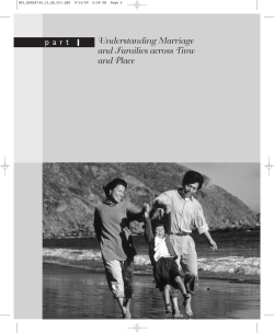 Understanding Marriage and Families across Time and Place