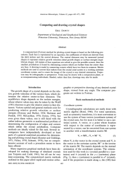 Computing and drawing crystal shapes EnIc Dowrv