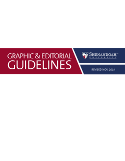 guidelines - Shenandoah University