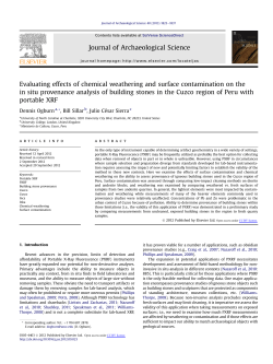Evaluating effects of chemical weathering and surface
