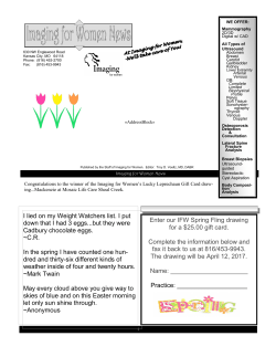 Enter our IFW Spring Fling drawing for a $25.00 gift card. Complete