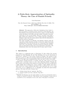 A Finite-State Approximation of Optimality Theory
