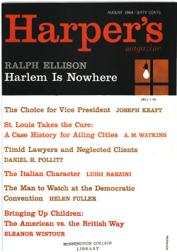 A Case History for Ailing Cities AM WATKINS Timid Lawyer