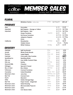 Floral produce grocery - Niskayuna Co-op