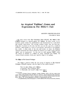 Expression in The Miller`s Tale - Revistas Cient&iacute;ficas de la