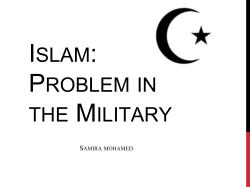 islam: problem in the military