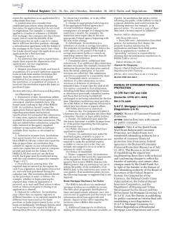 Federal Register/Vol. 76, No. 243/Monday, December 19, 2011