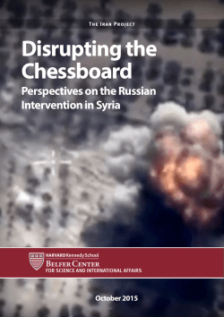 Disrupting the Chessboard: Perspectives on the Russian