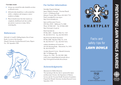 preventing lawn bowls injuries