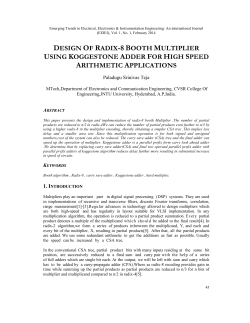 DESIGN OF RADIX-8 BOOTH MULTIPLIER USING KOGGESTONE