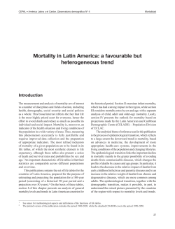 Mortality in Latin America