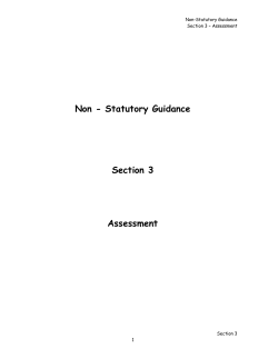 Section 3. Assessment
