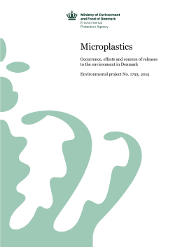 Microplastics - Miljøstyrelsen