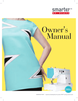 Manual - Pfaff