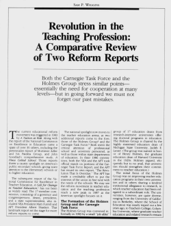 Revolution in the Teaching Profession: A Comparative Review of