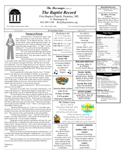 The Baptist Record