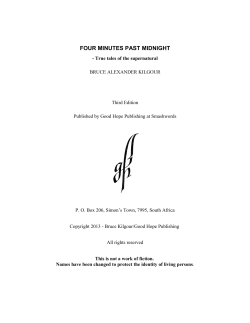 FOUR MINUTES PAST MIDNIGHT