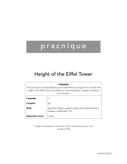 Height of the Eiffel Tower