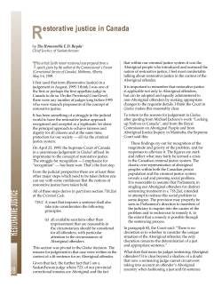 Forum on Corrections - English - CSC-SCC