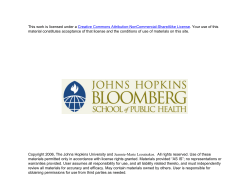 Lecture 4: Principles of Psychometrics: Reliability II