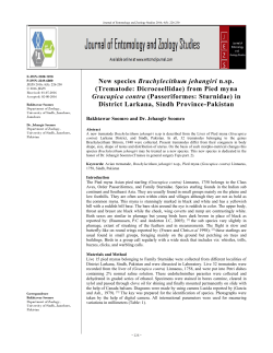 - Journal of Entomology and Zoology Studies