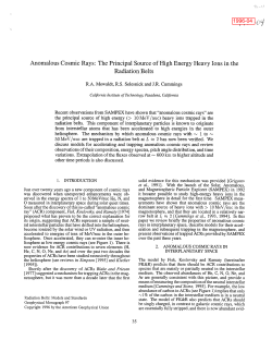 Anomalous Cosmic Rays: The Principal Source of High Energy