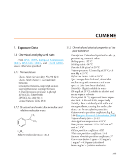 cumene - IARC Monographs on the Evaluation of Carcinogenic