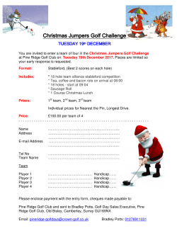 Christmas Jumpers Golf Challenge Christmas Jumpers Golf Challenge