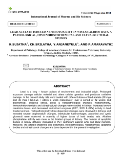 International Journal of Pharma and Bio Sciences LEAD ACETATE