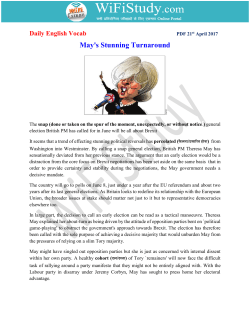 May`s Stunning Turnaround - English