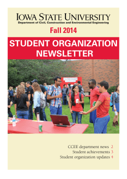 Fall 2014  - Ccee.iastate.edu