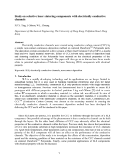 Study on Selective Laser Sintering Components with Electrically