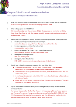 Chapter 35 &ndash; External hardware devices