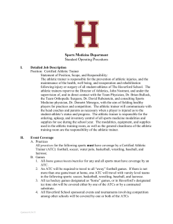 Standard Operating Procedures