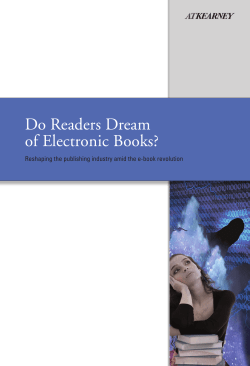 Do Readers Dream of Electronic Books?