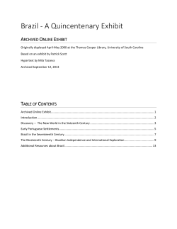 Brazil - A Quincentenary Exhibit