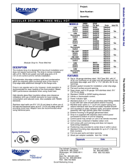 MODULAR DROP-IN: THREE WELL HOT Modular Drop