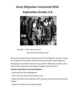 The Great Migration Exploration