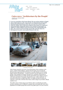 Cairo Publication ArchiNed - Christian M&uuml;ller Architects