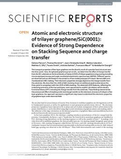 Atomic and electronic structure of trilayer graphene/SiC(0001