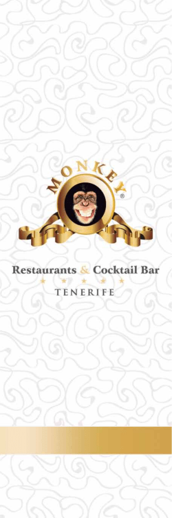 carta completa - Monkey Beach Club