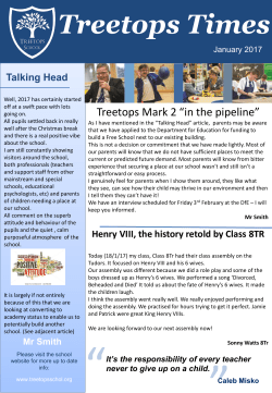 January 2017 - Treetops School