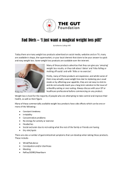 Fad Diets - The Gut Foundation
