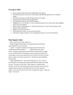 Foursquare Rules