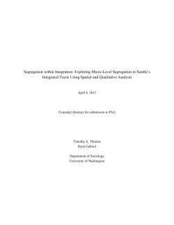 Segregation within Integration: Exploring Micro