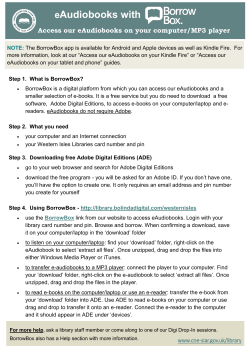 BorrowBox on your computer
