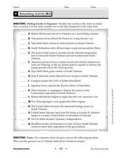Reteaching Activity 30-2