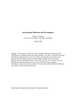 International Migration Policy - UCSD GPS