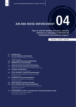 AIr And noIse enForcement